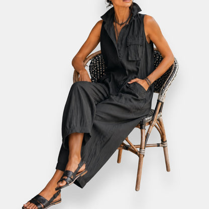 Alessia | Combinaison cargo sans manches