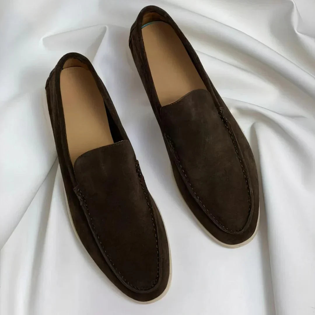 Lusso | Élégantes mocassins en daim