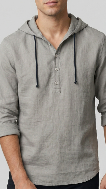 Daniel | Chemise tipo polo à capuche