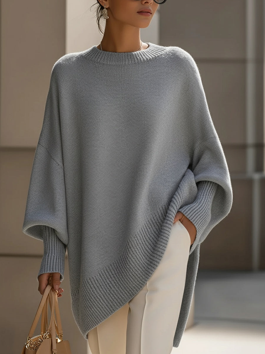 Ludovica | Pull Oversize avec Décolleté Large
