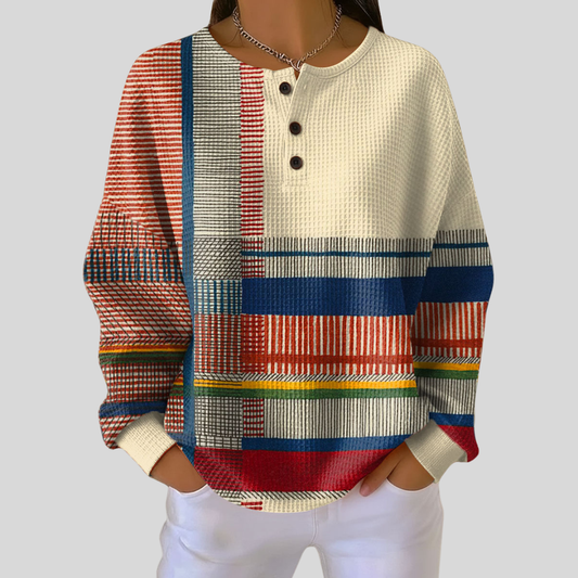 Gonneke | Haut Henley Coloré