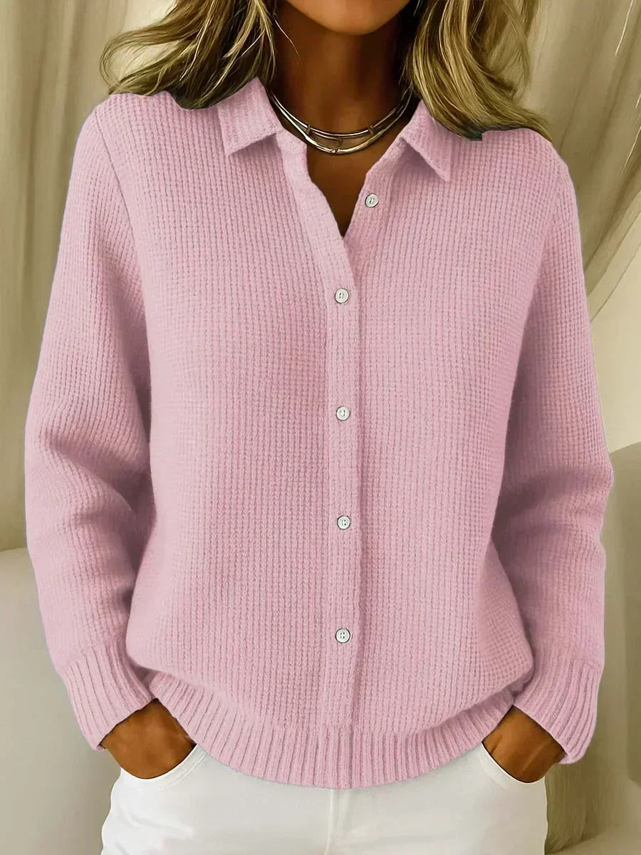 Rachele | Cardigan Texturé avec Boutons