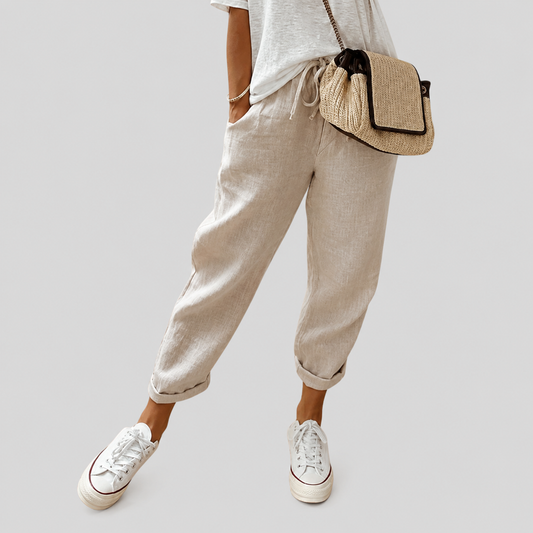 Pantalon Fluides Confortables et Élégantes