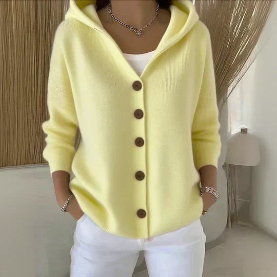 Rosetta | Cardigan à Capuche