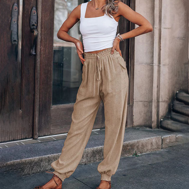 Kaeli – Pantalon Élégantes à Taille Ajustable