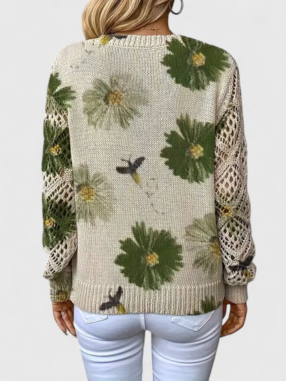 Rowan | Pull en Dentelle Florale