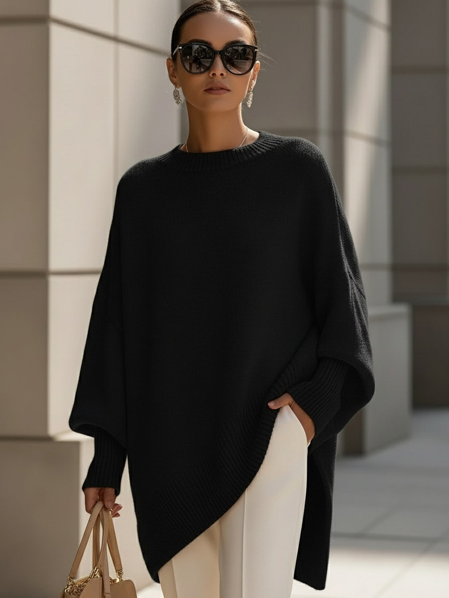 Ludovica | Pull Oversize avec Décolleté Large