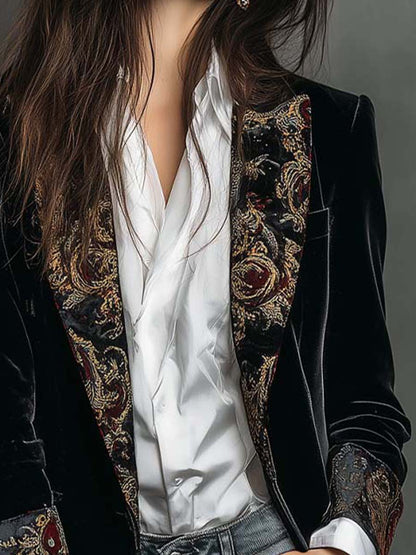 Élodie | Blazer Sur Mesure aux Détails Baroques