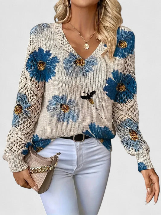 Rowan | Pull en Dentelle Florale
