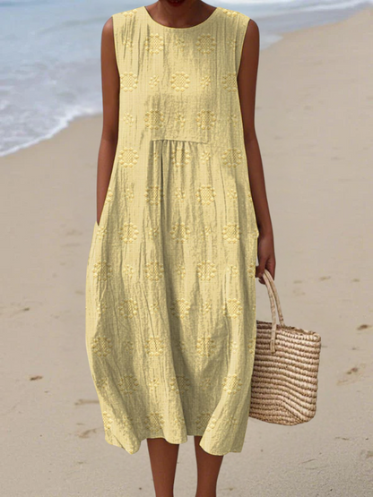 Rose™ | Robe Midi Brodé
