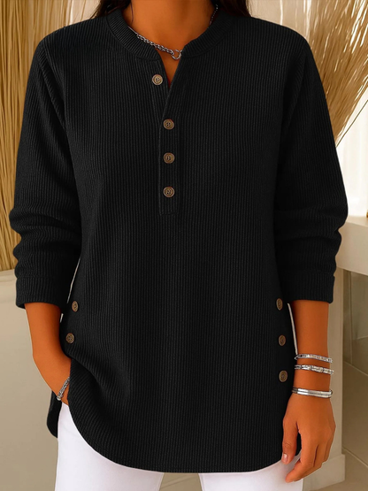 Nives | Tunique Henley avec Boutons