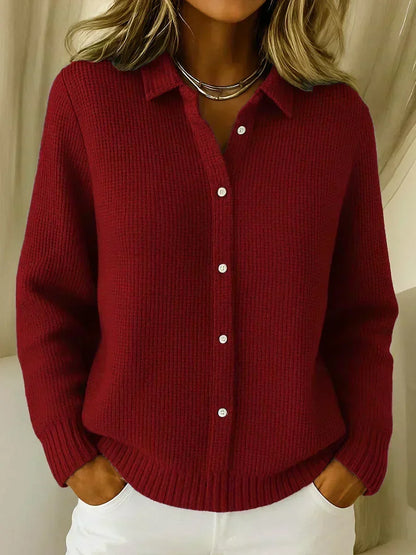 Rachele | Cardigan Texturé avec Boutons