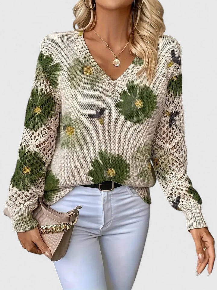 Rowan | Pull en Dentelle Florale