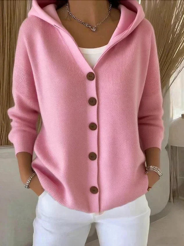 Rosetta | Cardigan à Capuche