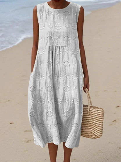 Rose™ | Robe Midi Brodé