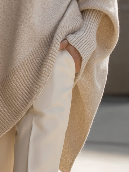 Ludovica | Pull Oversize avec Décolleté Large