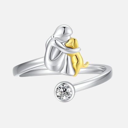 L'Étreinte Éternelle - Bague Ajustable