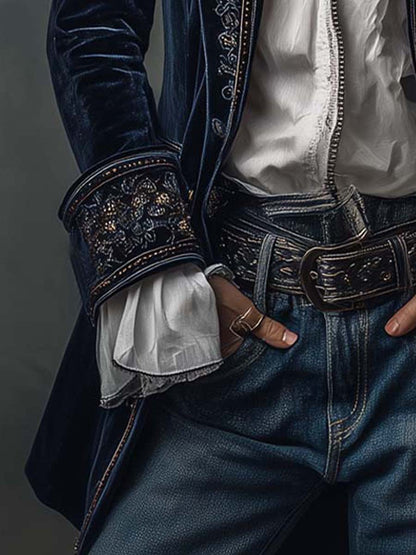 Gabrielle | Veste Longue Brodée