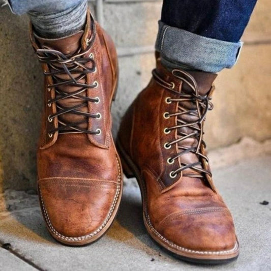 Bronx | Bottes de cuir robustas pour homme