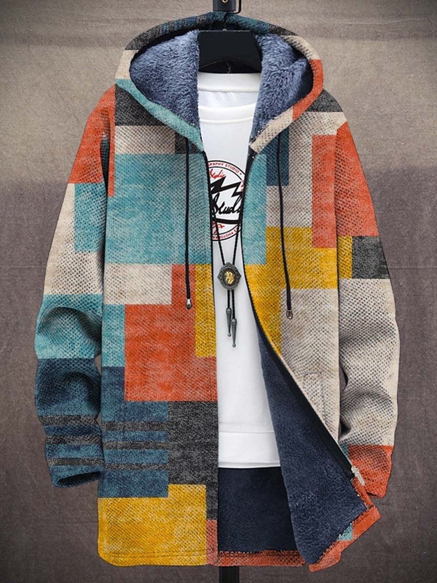 ROSALIND | Cardigan à capuche au motif artistique