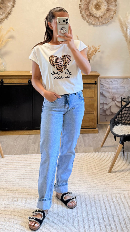 T-shirt cœur