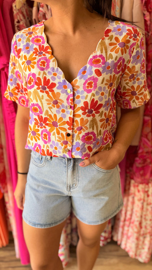 Chemise Romy Curvy (Précommande Expédition le 15/07)