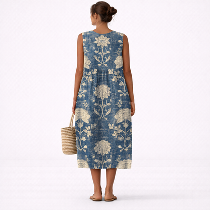 Aurora™ | Robe Midi Fleuri Classique