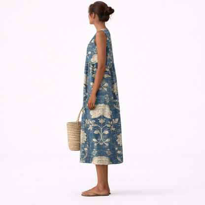 Aurora™ | Robe Midi Fleuri Classique
