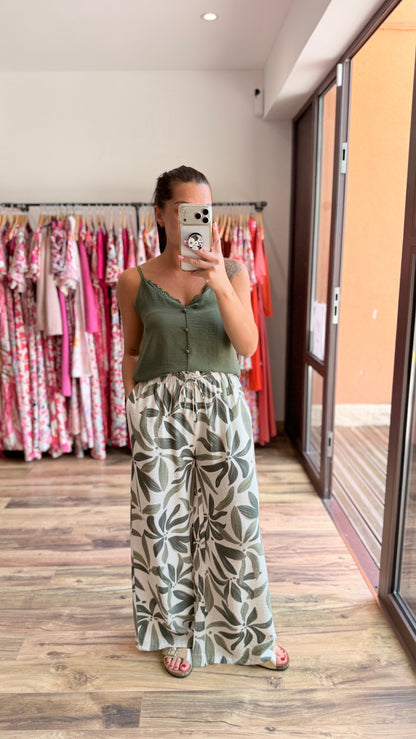 Top Hosa kaki Curvy