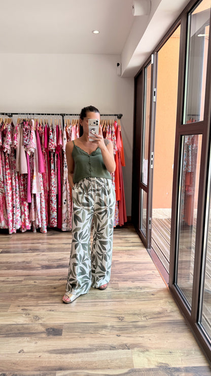 Top Hosa kaki Curvy
