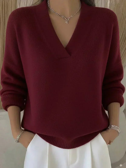 Viola | Pull Doux avec Col en V