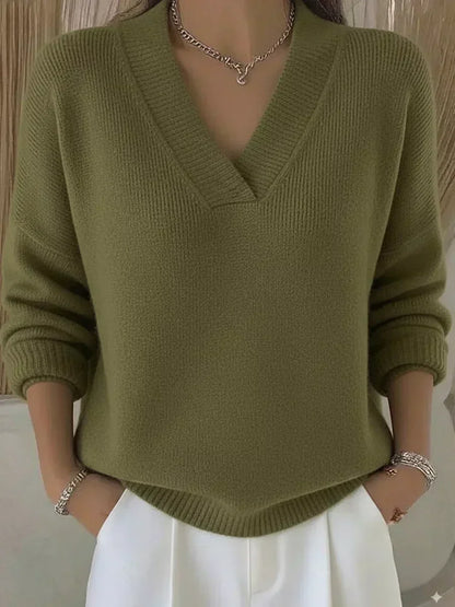 Viola | Pull Doux avec Col en V