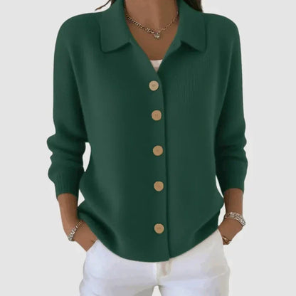Millie | Cardigan à col boutonné
