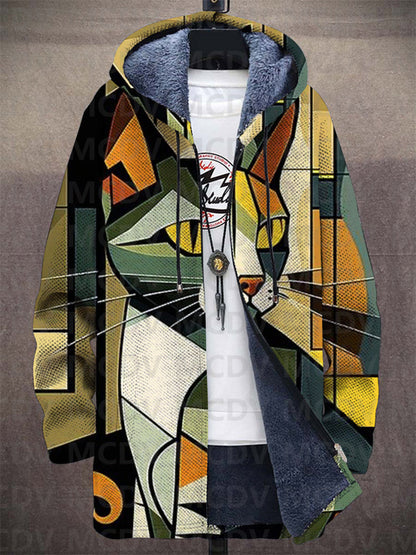 PRESTON | Veste à capuche au motif artistique