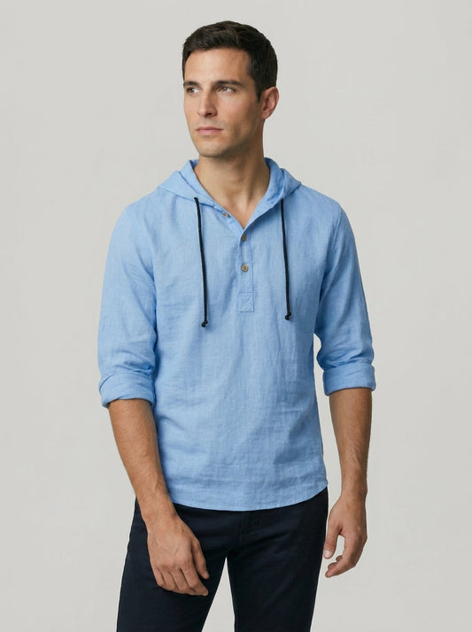 Daniel | Chemise tipo polo à capuche