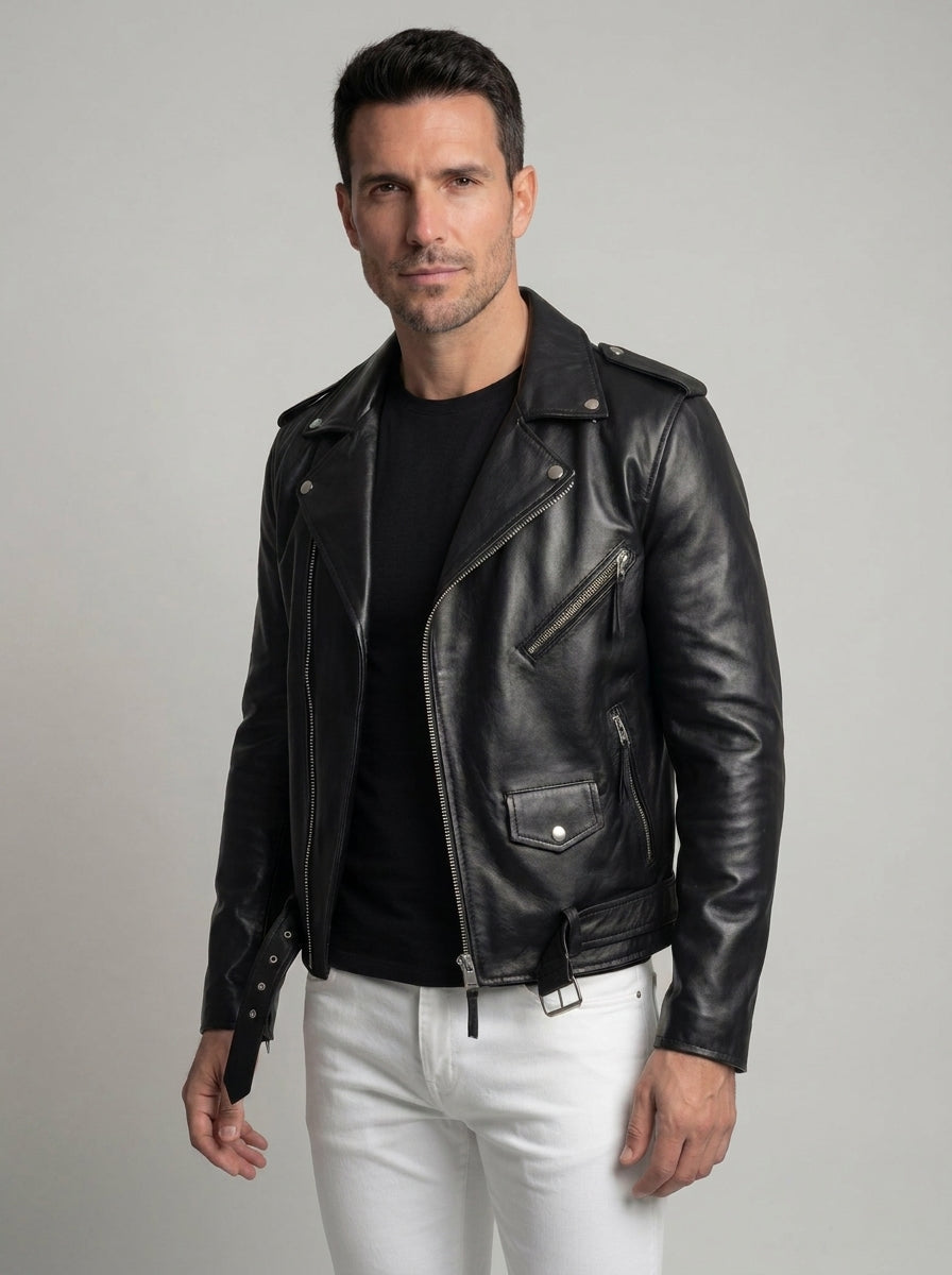 Austin | Veste bombardier de cuir