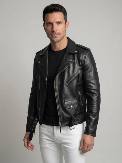 Austin | Veste bombardier de cuir