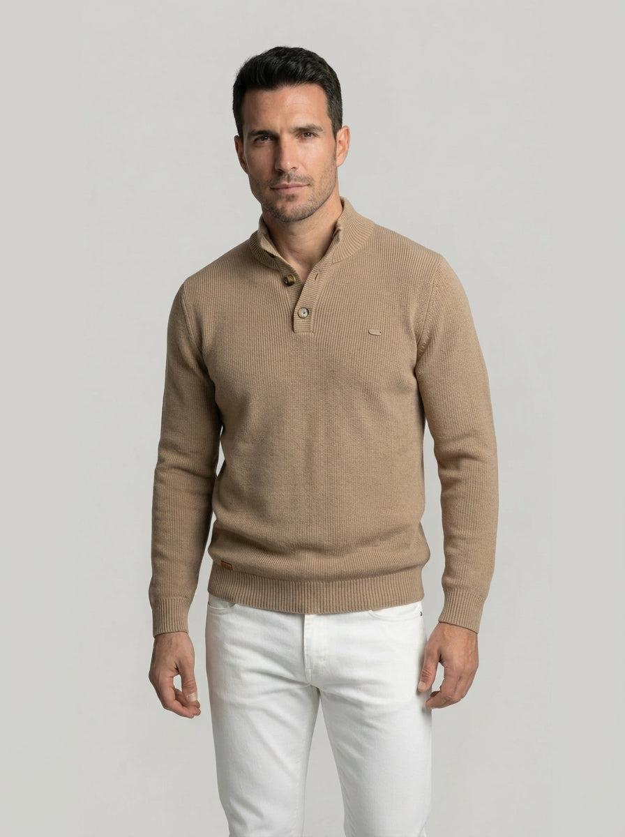 Javier | Pull à boutons