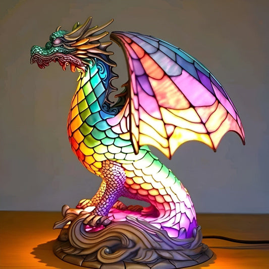Lampe Dragon mystique lumineux