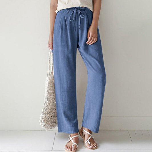 Vara - Pantalon Relaxed Fit à Taille Ajustable