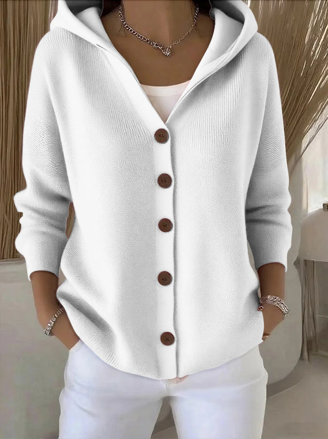 Rosetta | Cardigan à Capuche