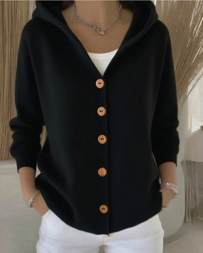 Rosetta | Cardigan à Capuche