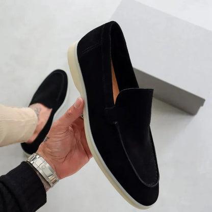 Lusso | Élégantes mocassins en daim