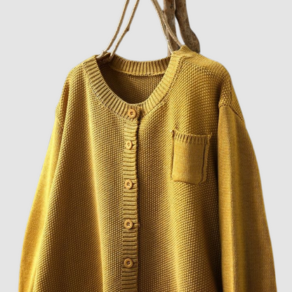 Lavinia | Cardigan Boutonné Détendu