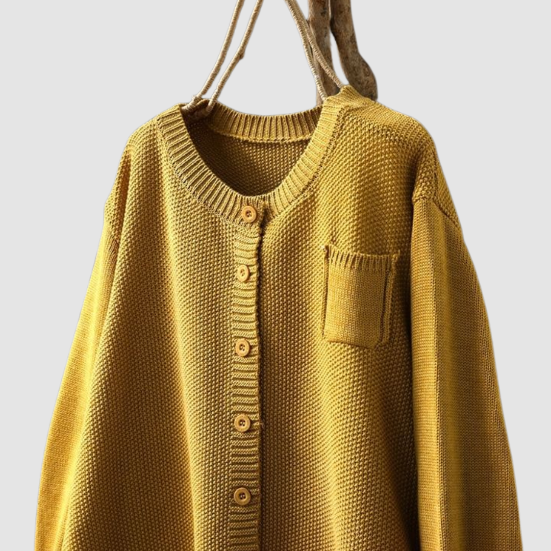 Violette | Cardigan Décontracté à Boutons