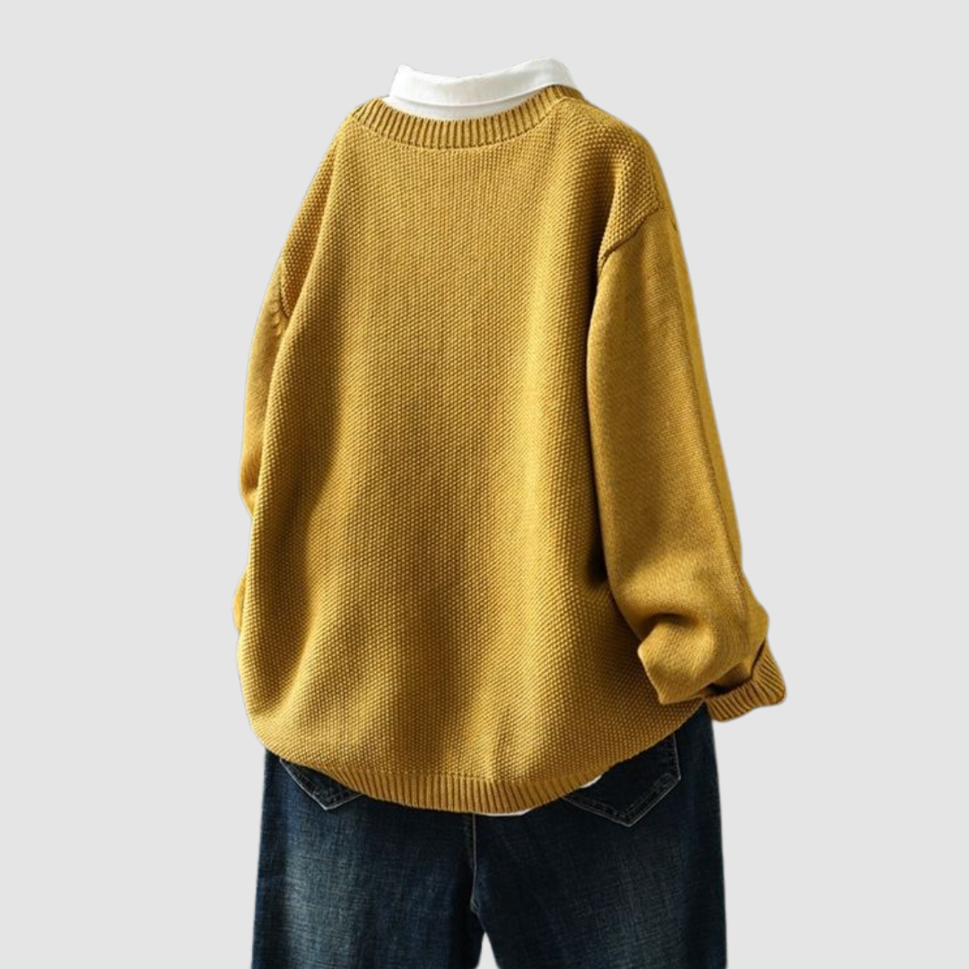 Lavinia | Cardigan Boutonné Détendu