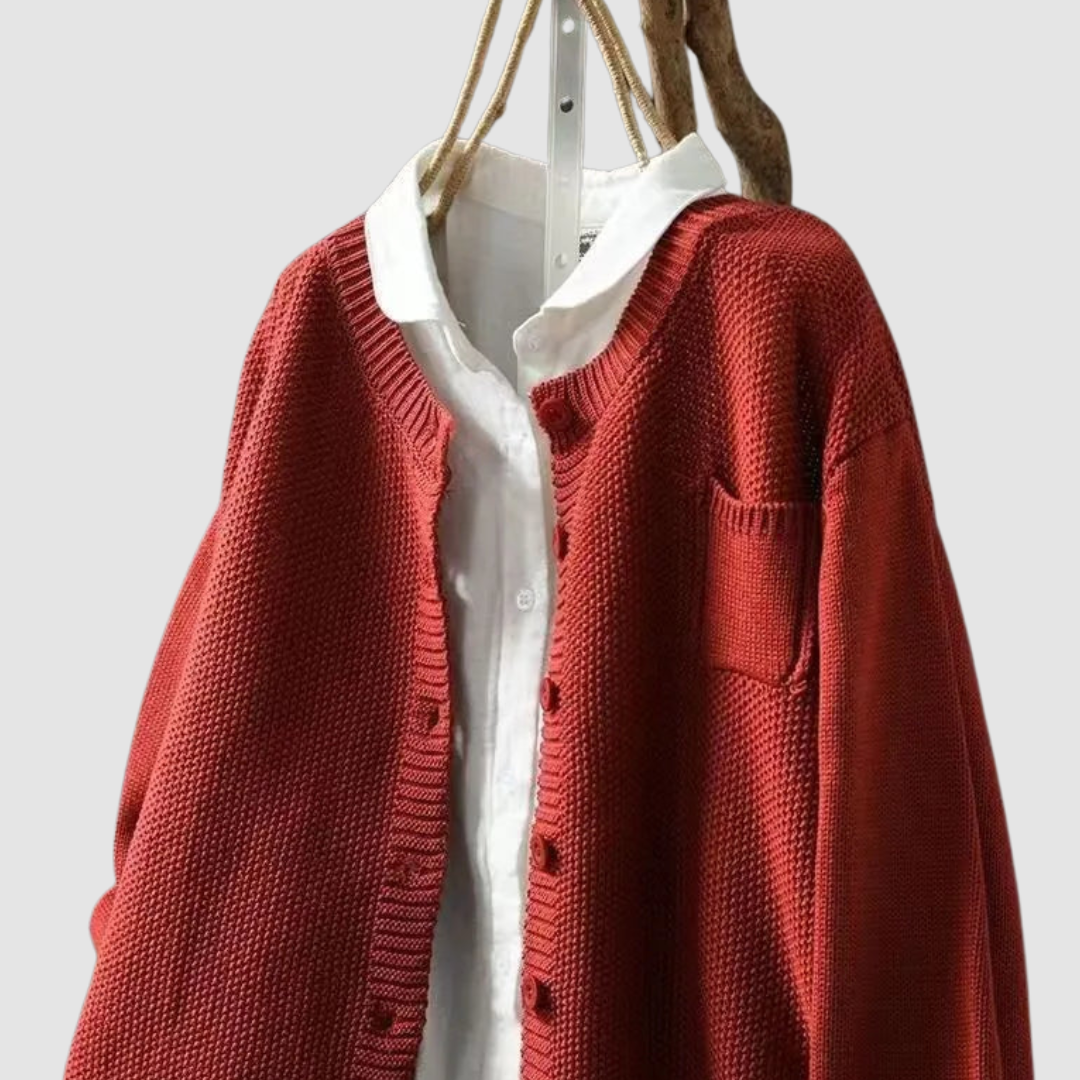 Lavinia | Cardigan Boutonné Détendu