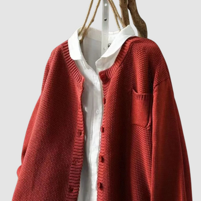 Lavinia | Cardigan Boutonné Détendu