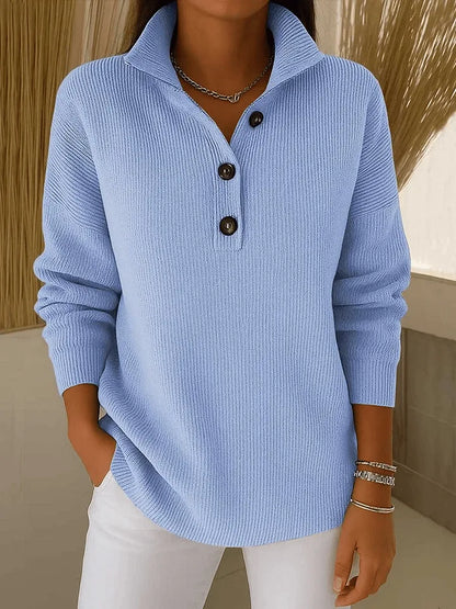 Amalia | Pull Polo avec Décolleté en V