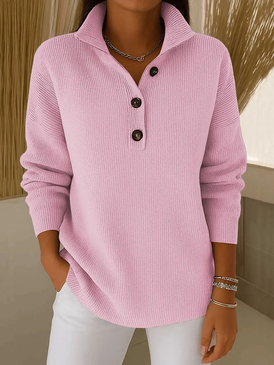 Amalia | Pull Polo avec Décolleté en V